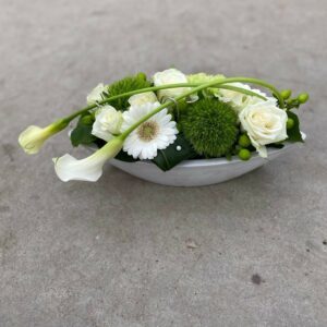 Ellipsvormig bloemstukje